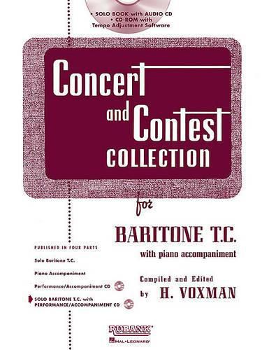 Cover image for Concert and Contest Collection for Baritone TC