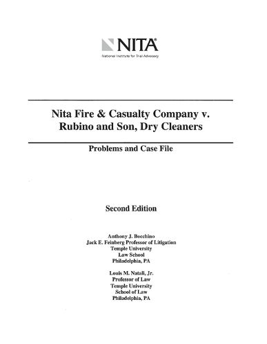 Cover image for Nita Fire V. Rubino: Case File