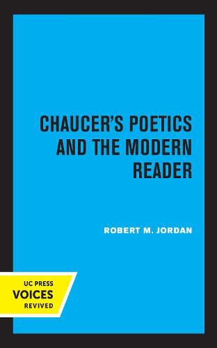 Cover image for Chaucer's Poetics and the Modern Reader