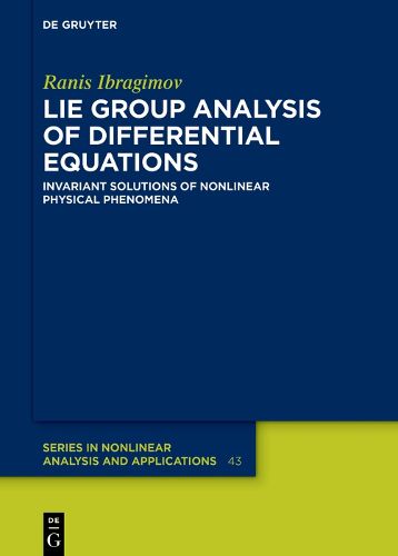 Cover image for Lie Group Analysis of Differential Equations