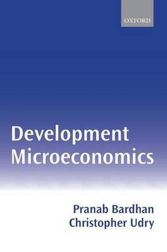 Cover image for Development Microeconomics