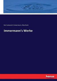 Cover image for Immermann's Werke