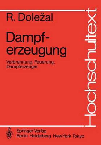 Cover image for Dampferzeugung: Verbrennung, Feuerung, Dampferzeuger