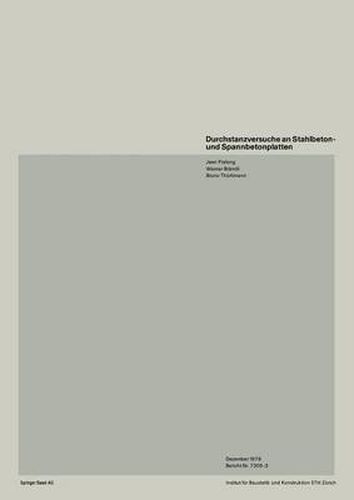 Cover image for Duchstanzversuche an Stahlbeton- Und Spannbetonplatten