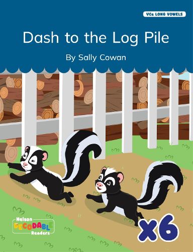 Cover image for Dash to the Log Pile x 6 (VCe Long Vowels)