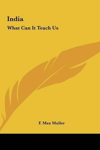 Cover image for India: What Can It Teach Us