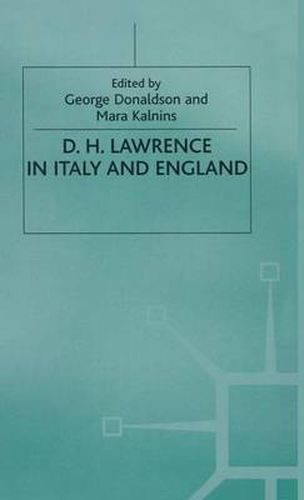 Cover image for D. H. Lawrence in Italy and England