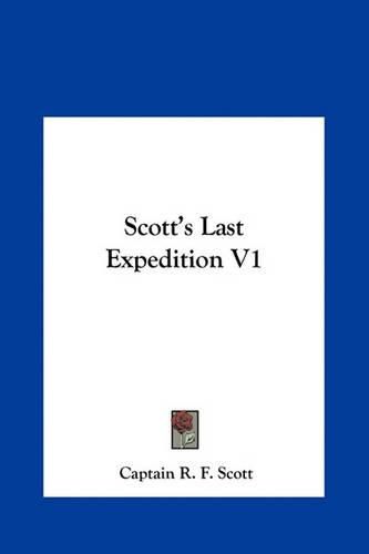 Cover image for Scott's Last Expedition V1