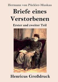 Cover image for Briefe eines Verstorbenen (Grossdruck): Erster und zweiter Teil