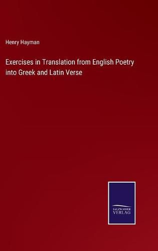 Cover image for Exercises in Translation from English Poetry into Greek and Latin Verse