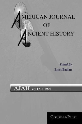 Cover image for American Journal of Ancient History (Vol 12.1)