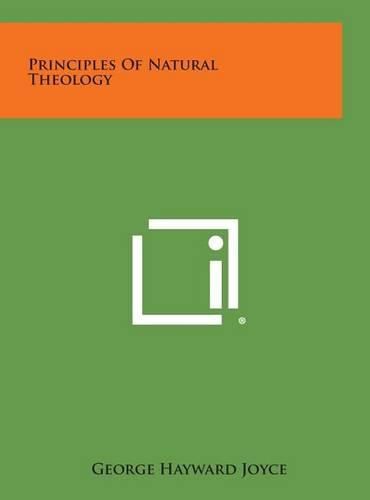 Principles of Natural Theology