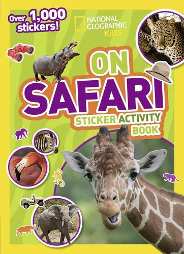 Cover image for On Safari Sticker Activity Book: Over 1,000 Stickers!