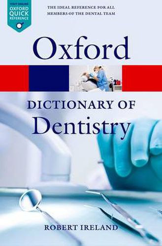 Cover image for A Dictionary of Dentistry