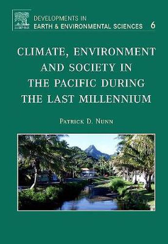 Cover image for Climate, Environment, and Society in the Pacific during the Last Millennium