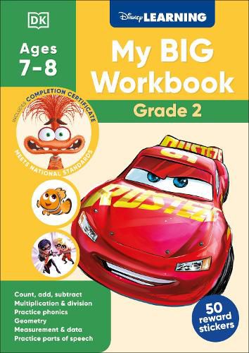 Cover image for Disney Learning Big Workbook Grade 2