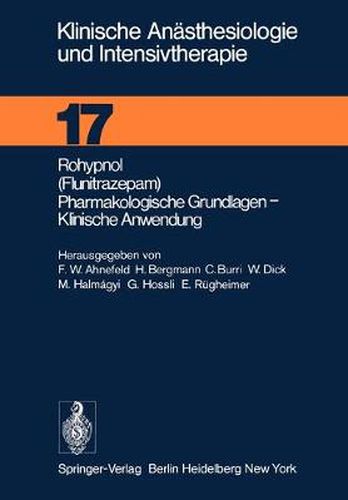 Cover image for Rohypnol (Flunitrazepam), Pharmakologische Grundlagen, Klinische Anwendung