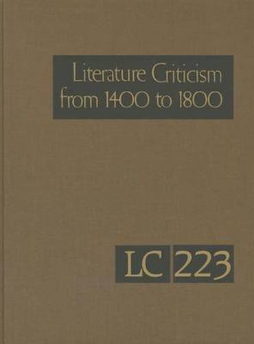 Cover image for Literature Criticism from 1400 to 1800