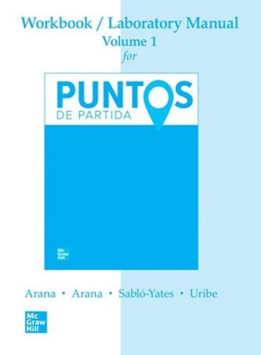 Cover image for WORKBOOK /LAB MANUAL VI FOR PUNTOS DE PARTIDA: AN INVITATION TO SPANISH