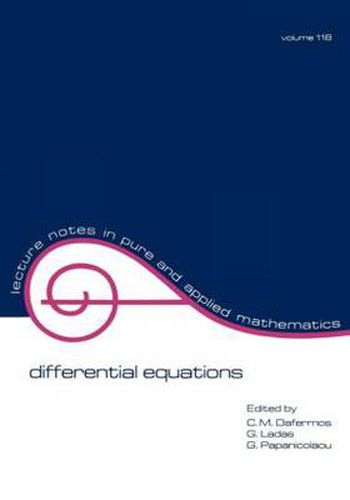 Cover image for Differential Equations: Proceedings of the Equadiff Conference