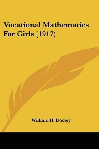 Cover image for Vocational Mathematics for Girls (1917)