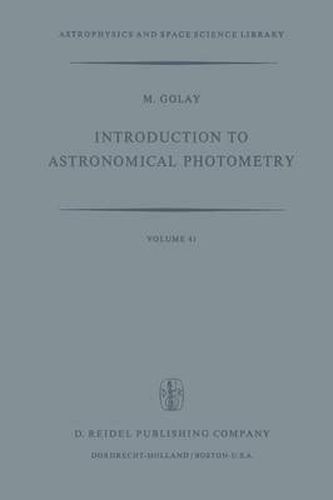 Cover image for Introduction to Astronomical Photometry