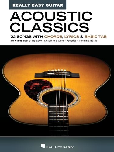 Cover image for Acoustic Classics - Really Easy Guitar Series: 22 Songs with Chords, Lyrics & Basic Tab