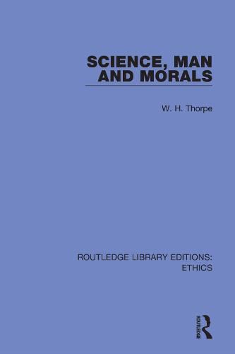 Cover image for Science, Man and Morals