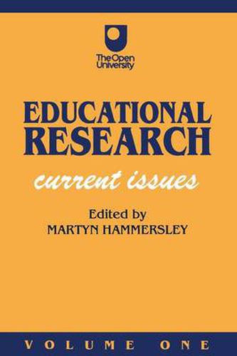 Cover image for Educational Research: Volume One: Current Issues