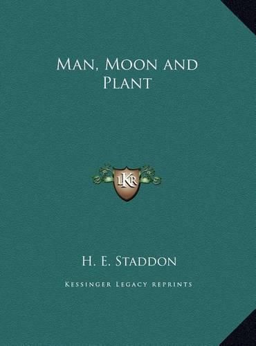 Cover image for Man, Moon and Plant