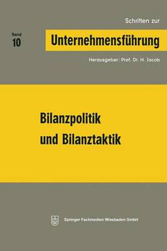 Cover image for Bilanzpolitik Und Bilanztaktik