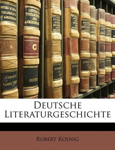 Cover image for Deutsche Literaturgeschichte