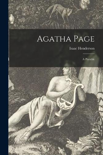 Cover image for Agatha Page; a Parable