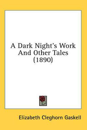 Cover image for A Dark Night's Work and Other Tales (1890)