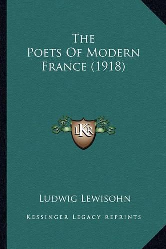 The Poets of Modern France (1918)