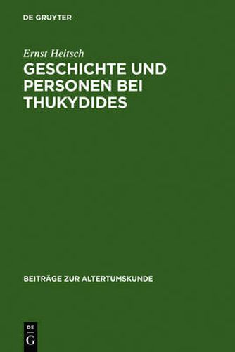 Geschichte und Personen bei Thukydides