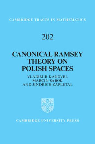 Cover image for Canonical Ramsey Theory on Polish Spaces