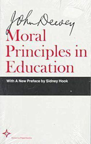 Cover image for Moral Principles in Education