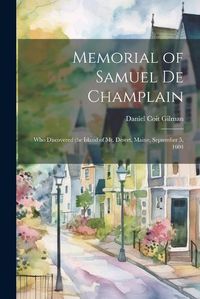 Cover image for Memorial of Samuel de Champlain