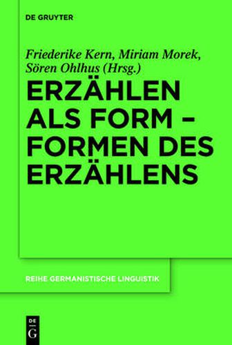 Cover image for Erzahlen als Form - Formen des Erzahlens