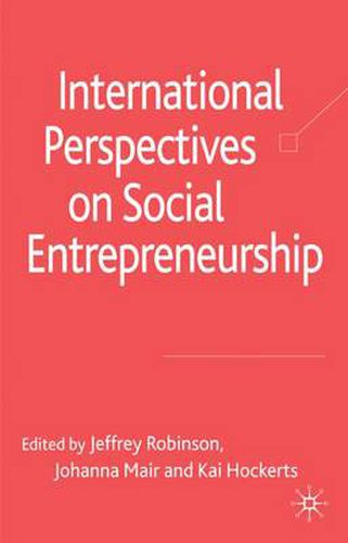 International Perspectives on Social Entrepreneurship