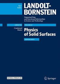 Cover image for Physics of Solid Surfaces: Subvolume B