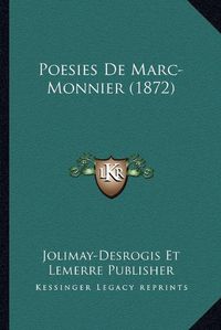 Cover image for Poesies de Marc-Monnier (1872)