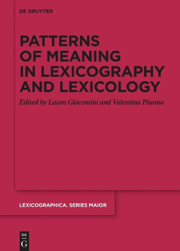 Cover image for Patterns of meaning in lexicography and lexicology