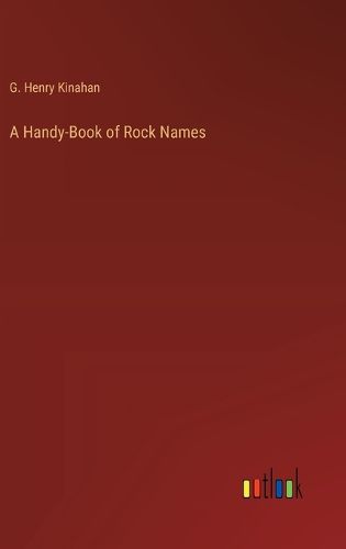 Cover image for A Handy-Book of Rock Names