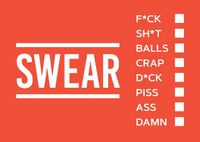 Cover image for Swear Vouchers: The Filthy Way to Say What You Really Think