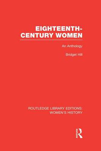 Cover image for Eighteenth-Century Women: An Anthology