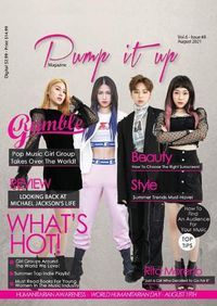 Cover image for Pump it up Magazine - K-Pop Sensation RUMBLE G - August 2021