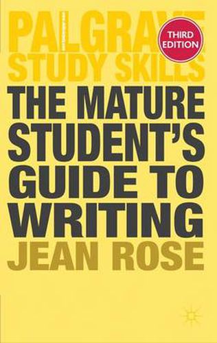 Cover image for The Mature Student's Guide to Writing