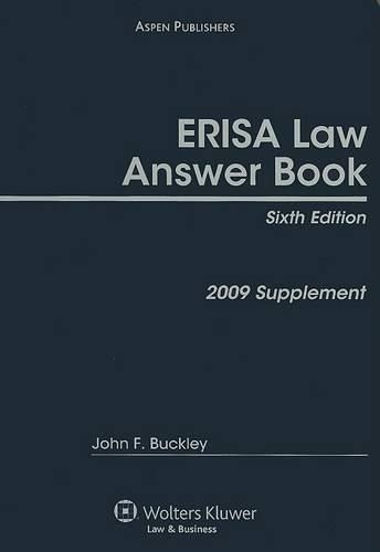 Cover image for ERISA Law Answer Book supplement